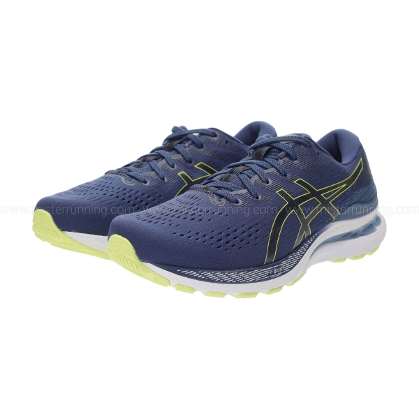 Asics Gel Kayano 28 - Thunder Blue/Glow Yellow