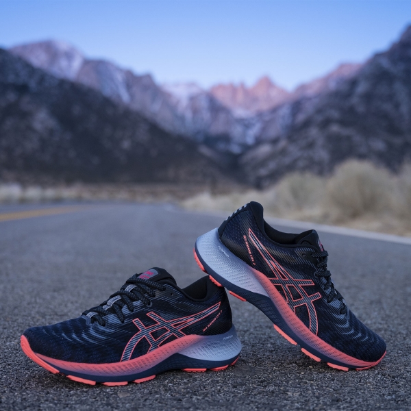 Asics Gel Kayano Lite 2 - Thunder Blue/Blazing Coral