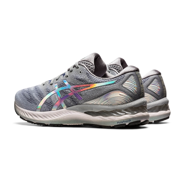 Asics Gel Nimbus 23 Platinum - Piedmont Grey/White