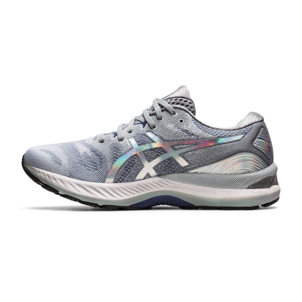 Asics Gel Nimbus 23 Platinum - Piedmont Grey/White