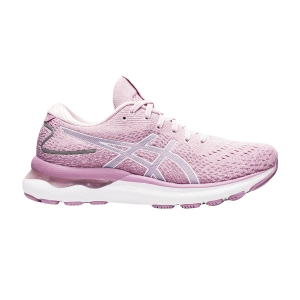 Women's Neutral Running Shoes Asics Gel Nimbus 24  Barely Rose/White 1012B201700