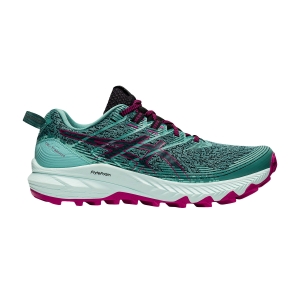 Women's Trail Running Shoes Asics Gel Trabuco 10  Sage/Black 1012B173300