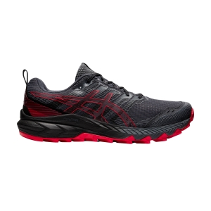 Men's Trail Running Shoes Asics Gel Trabuco 9  Carrier Grey/Electric Red 1011B030021