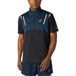 Men's Running Jacket Asics Lite Show Vest  French Blue/Heather/Performance Black 2011C016401