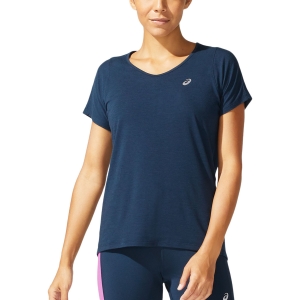 Women's Running T-Shirts Asics Logo TShirt  French Blue 2012A981402