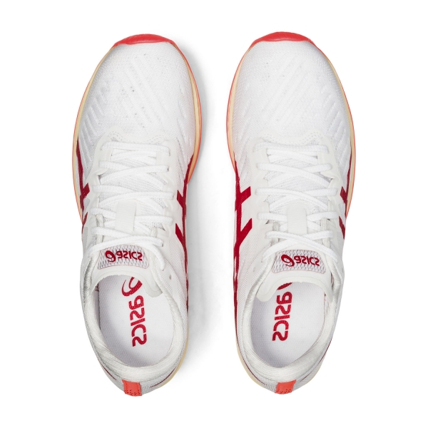 Asics Metaracer - White/Sunrise Red
