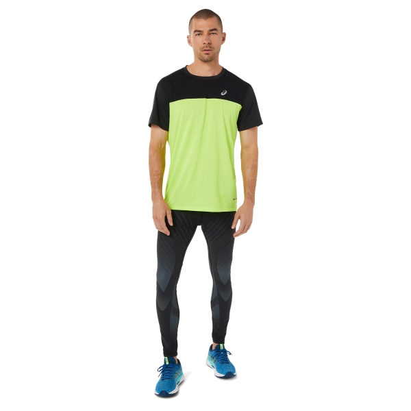 Asics Race Maglietta - Performance Black/Hazard Green