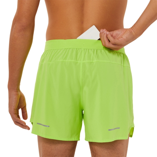 Asics Road 5in Pantaloncini - Hazard Green