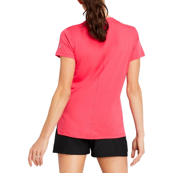 Asics Silver Logo T-Shirt - Pixel Pink/Magnetic Blue