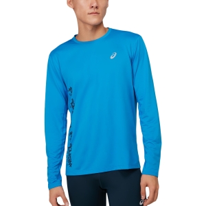 Men's Running Shirt Asics SMSB Shirt  Electric Blue/French Blue 2011B874403
