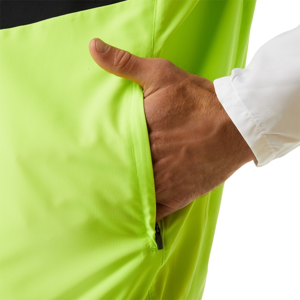 Asics Summer Lite Show Chaqueta - Brilliant White/Hazard Green