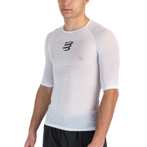 Men's T-Shirt and Tank Underwear Compressport 3D Thermo TShirt  White TS3DSS5000