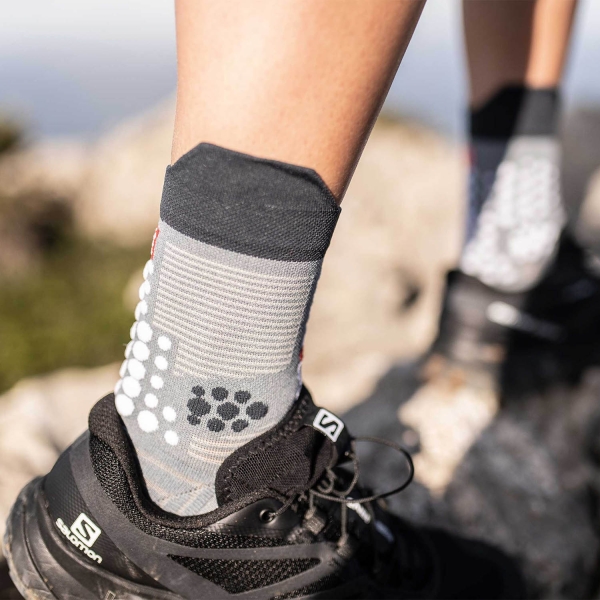 Compressport Pro Racing V3.0 Trail Socks - Grey Melange