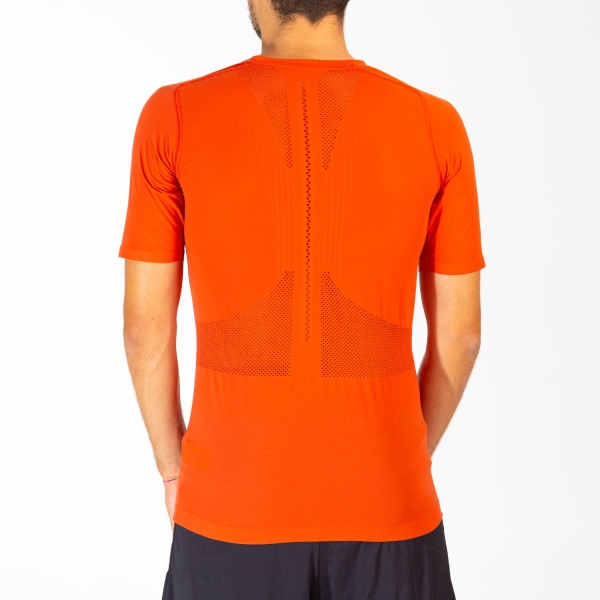 Compressport Trail Half Zip Maglietta - Red Clay