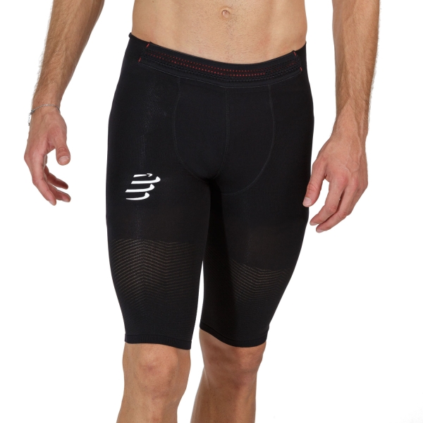 Men's Running Shorts Compressport Under Control 9in Shorts  Black AM00022B990