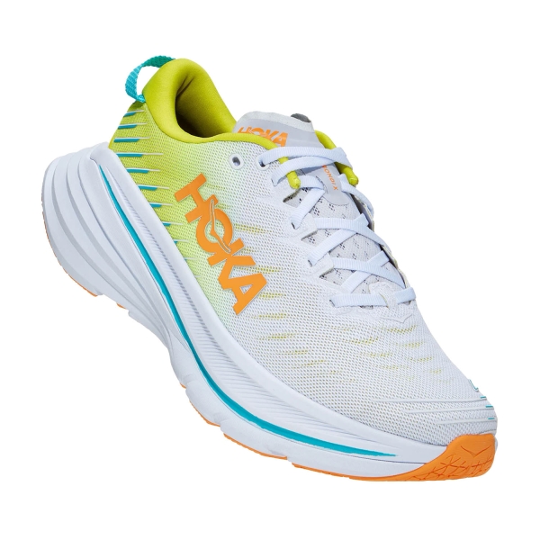 Hoka Bondi X - White/Evening Primrose