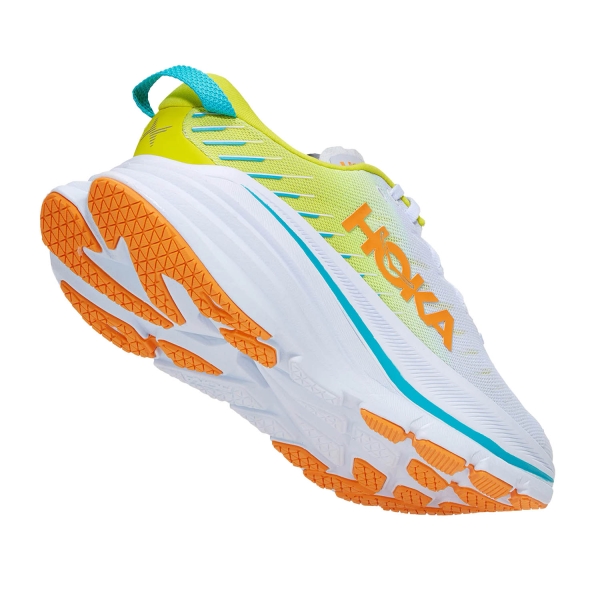Hoka Bondi X - White/Evening Primrose