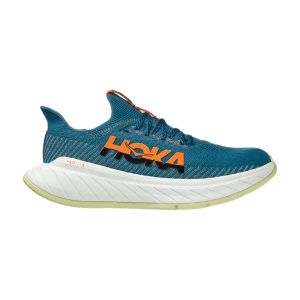 Zapatillas Running Performance Hombre Hoka One One Carbon X 3  Blue/Coral Black 1123192BCBLC