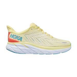 Women's Neutral Running Shoes Hoka One One Clifton 8  Yellow Pear/Sweet Corn 1119394YPSC