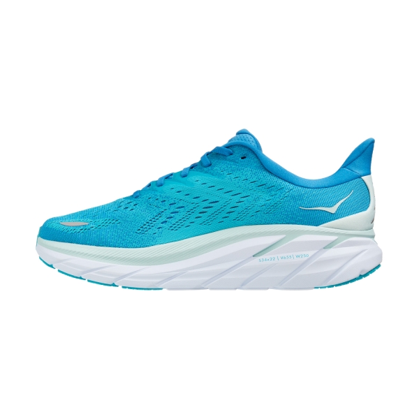 Hoka Clifton 8 - Ibiza Blue/Scuba Blue