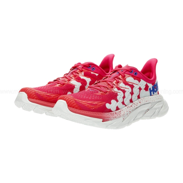 Hoka Clifton Edge Geometric - Paradise Pink/Blue Flower