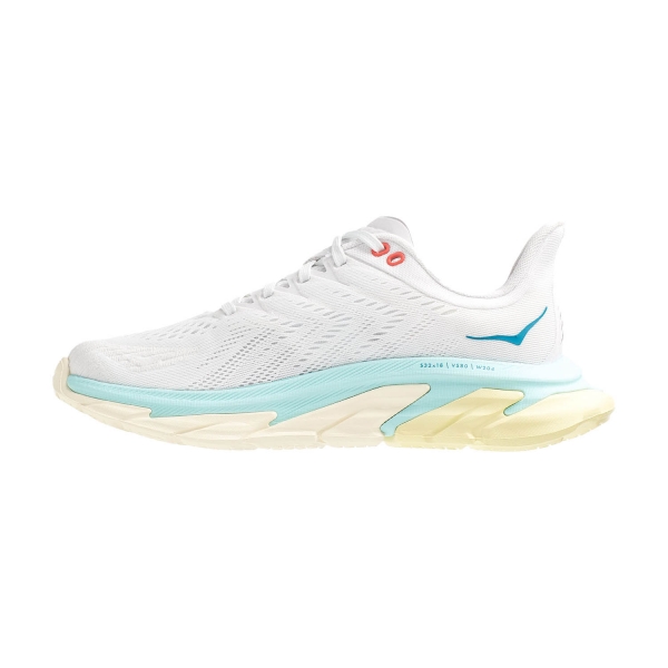 Hoka Clifton Edge - Blanc De Blanc/Blue Tint