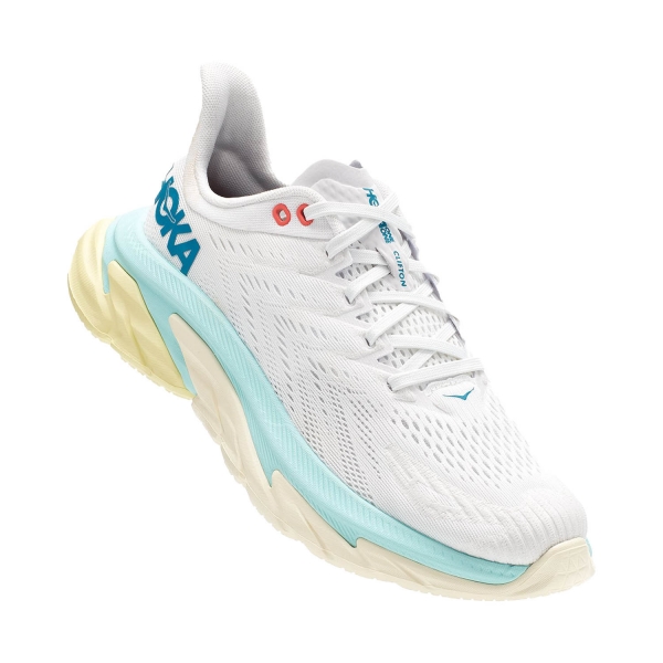 Hoka Clifton Edge - Blanc De Blanc/Blue Tint