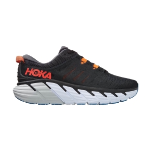 Men's Structured Running Shoes Hoka One One Gaviota 3  Silver/Peony Cantaloupe 1113520BCSTL