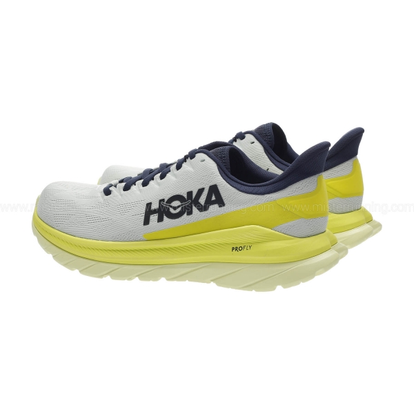 Hoka Mach 4 - Blue Flower/Citrus