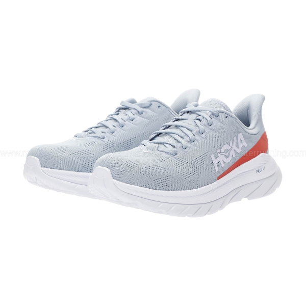 Hoka Mach 4 - Blue Fog/Fiesta