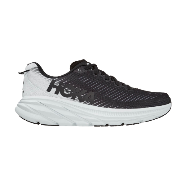 Women's Neutral Running Shoes Hoka Rincon 3  Black/White 1119396BWHT