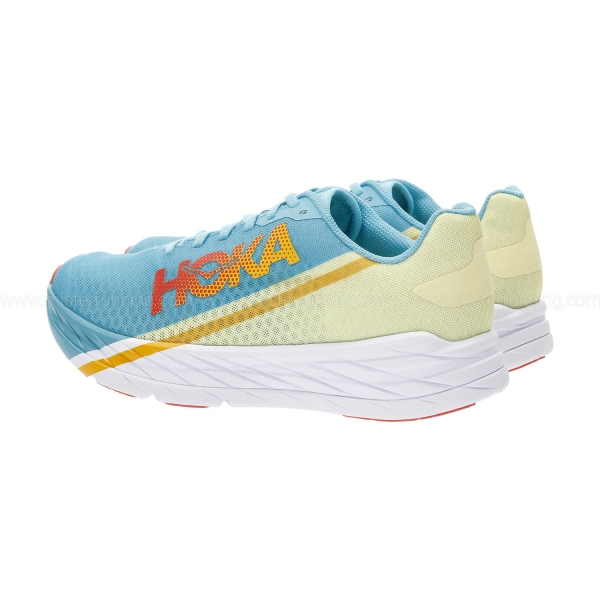 Hoka Rocket X - Scuba Blue/Luminary Green