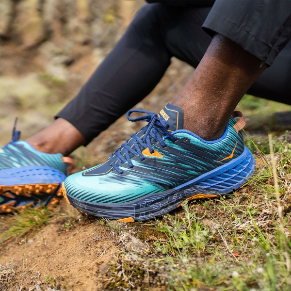 Hoka Speedgoat 4 - Atlantis/Dazzling Blue