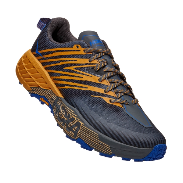 Hoka Speedgoat 4 - Castlerock/Golden Yellow
