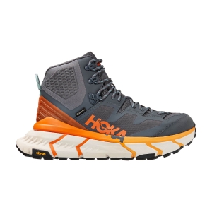 Men's Outdoor Shoes Hoka One One Tennine Hike GTX  Castlerock/Persimmon Orange 1113510CPOR