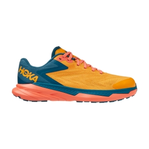 Women's Trail Running Shoes Hoka One One Zinal  Radiant Yellow/Camellia 1119400RYCM