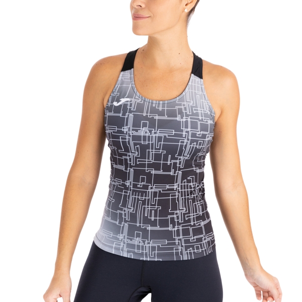 Top Running Mujer Joma Elite VIII Top  Black 901258.100