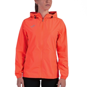 Women's Running Jacket Joma Elite VIII Logo Jacket  Fluor Coral 901401.040