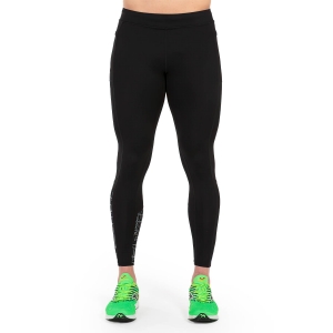 Men's Running Tights and Pants Joma Elite VIII Logo Tights  Black 101925.100