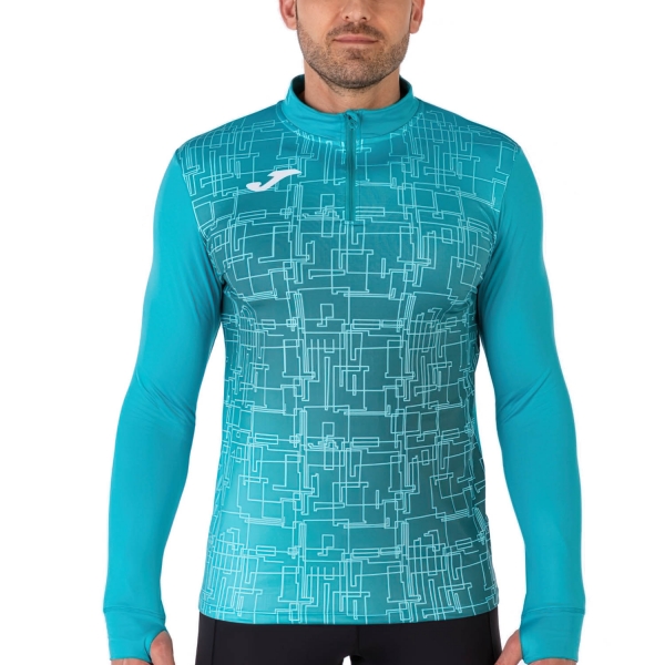 Men's Running Shirt Joma Joma Elite VIII Shirt  Turquoise  Turquoise 