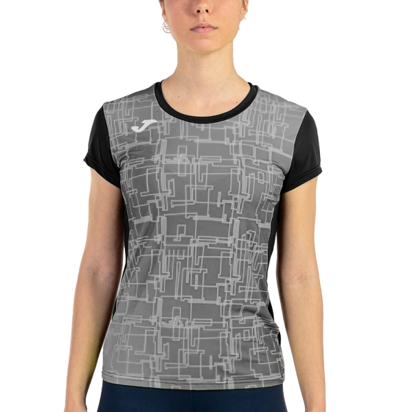 Camiseta Running Mujer Joma Joma Elite VIII Camiseta  Black  Black 