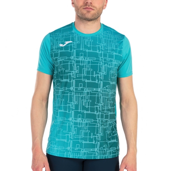 Men's Running T-Shirt Joma Elite VIII TShirt  Turquoise 101929.725
