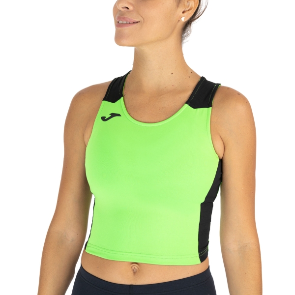 Women's Running Tank Joma Record II Top  Fluor Green/Black 901397.021