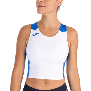 Canotta Running Donna Joma Record II Top  White/Royal 901397.207