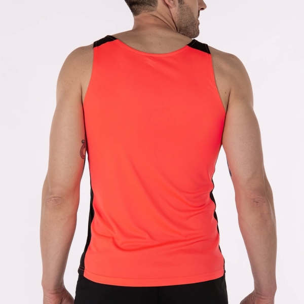 Joma Record II Tank - Fluor Coral/Black