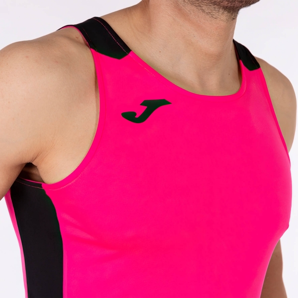 Joma Record II Top - Fluor Pink/Black