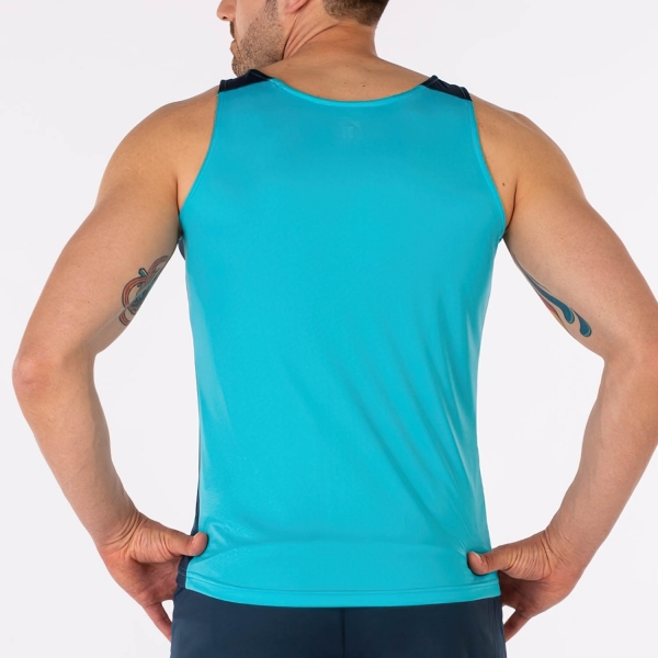 Joma Record II Tank - Fluor Turquoise/Dark Navy