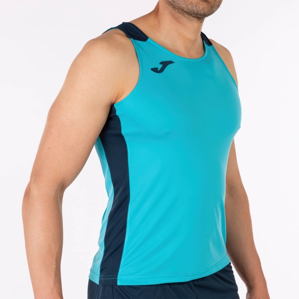 Joma Record II Top - Fluor Turquoise/Dark Navy