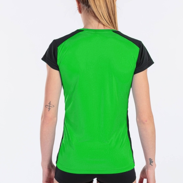 Joma Record II Camiseta - Green Fluor/Black