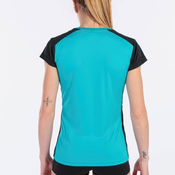Joma Record II Camiseta - Turquoise/Black